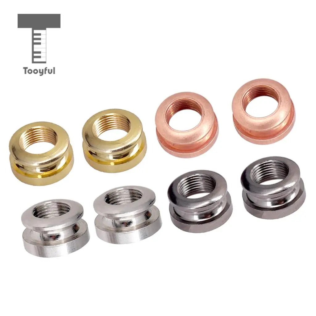 

2pcs Guitar Strap Lock Button Threaded Jack for Guitar Parts Accessories
