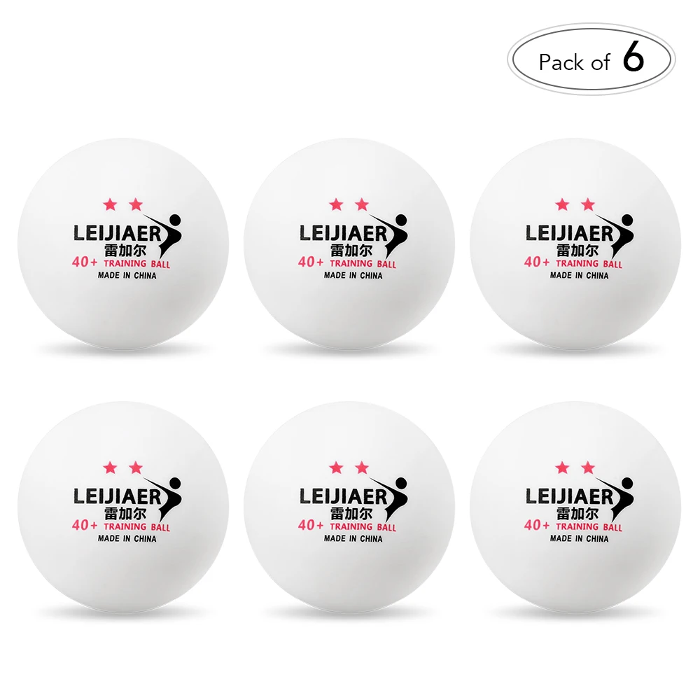 

6Pcs 1/2/3-Star 40mm Table Tennis Balls Professional Table Tennis Ping Pong Balls Practice Training Balls