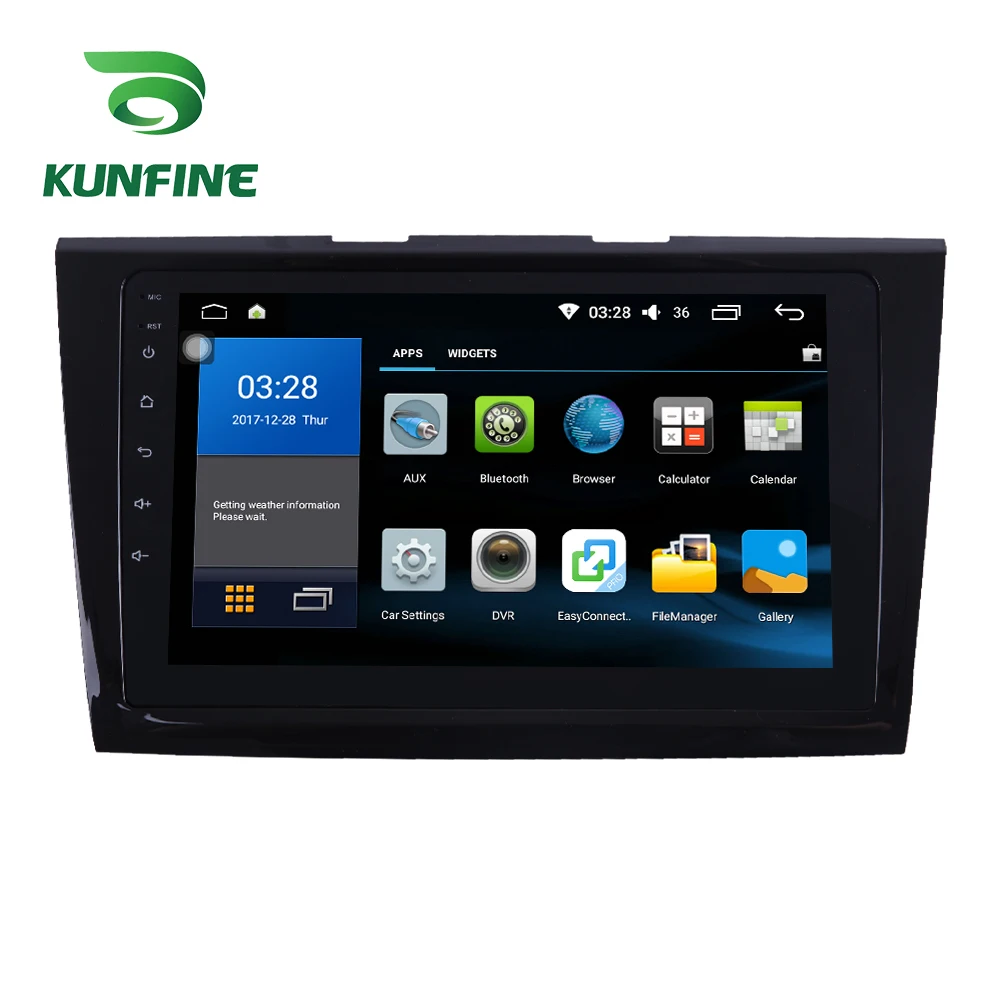 Восьмиядерный 1024*600 Android 8 1 автомобильный DVD GPS навигационный плеер Deckless стерео для