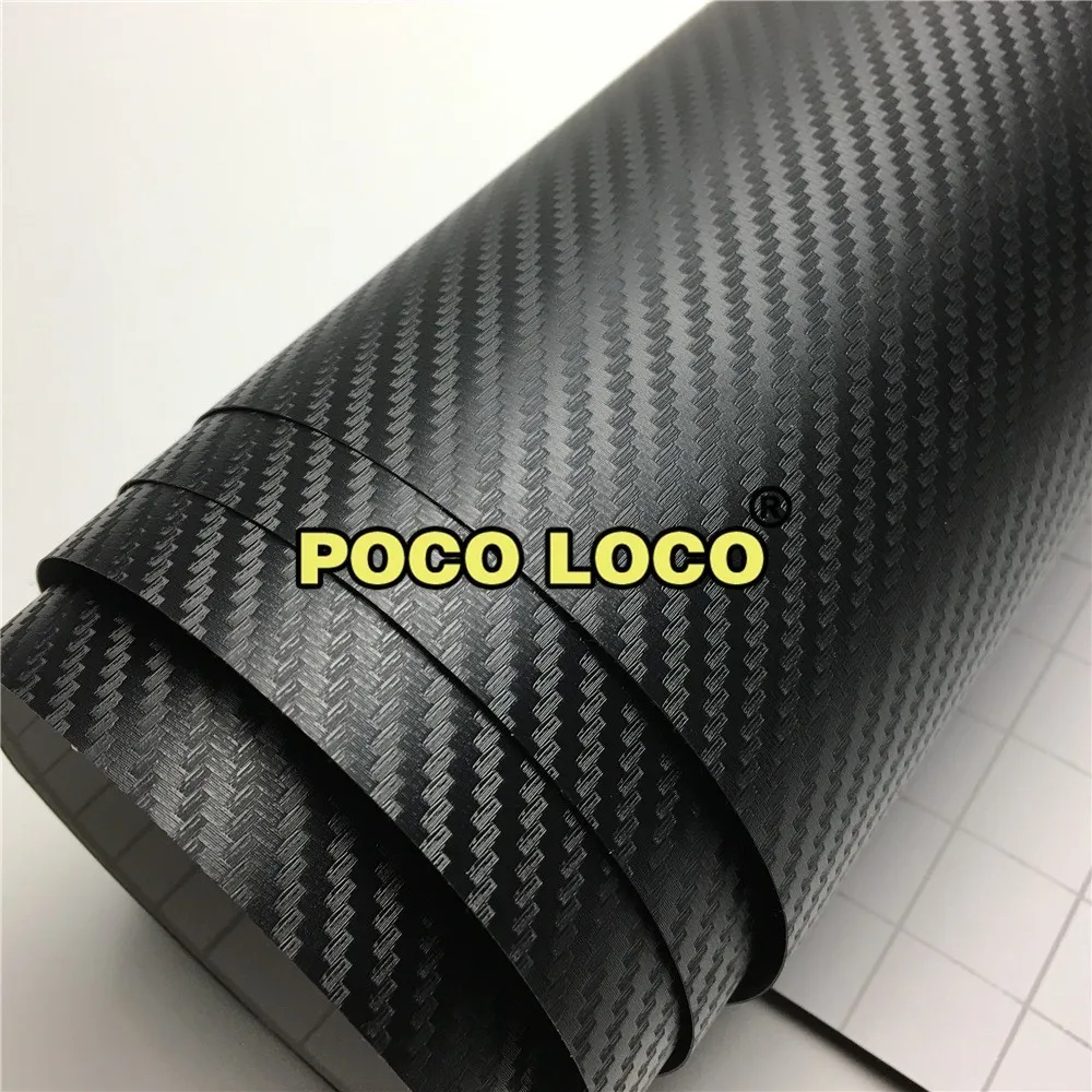 Углеродное волокно виниловая оболочка 3D текстура без пузырьков воздуха для