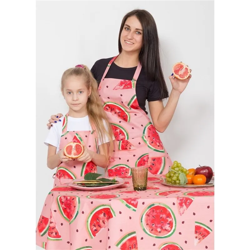 Фартук детский Этель Арбузы 46×60 см репс пл. 130 г/м² 100% хлопок|Фартуки| |