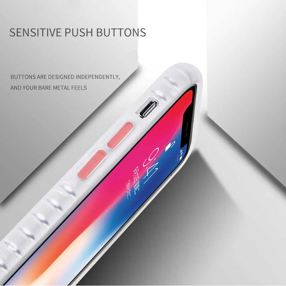 KISSCASE нескользящий Мягкий ТПУ чехол для телефона iPhone X XS MAX 7 8 6 6S plus Геометрическая
