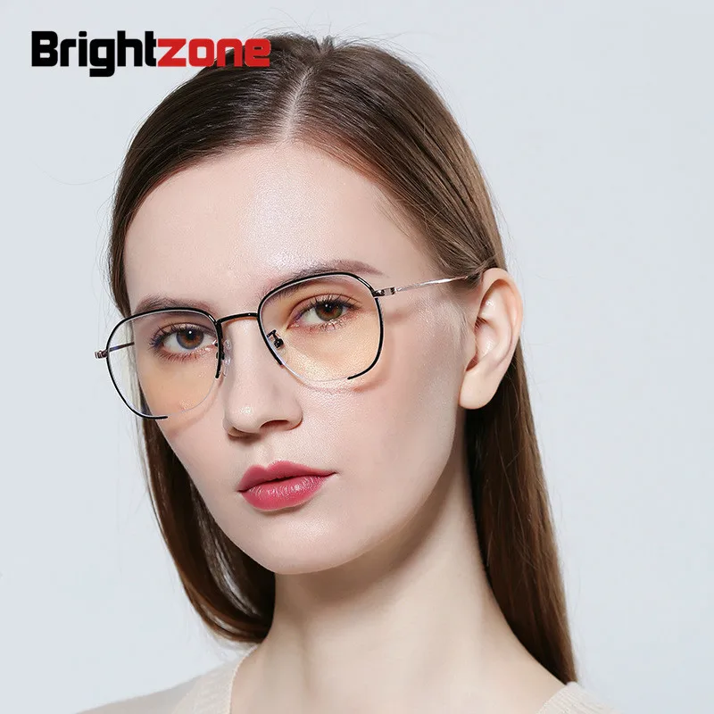 Очки Brightzone в металлической полной оправе для мужчин и женщин мужские очки