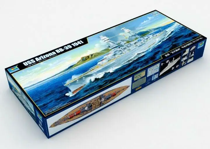 Корабль Trumpeter 03701 1/200 USS Arizona BB-39 1941 | Игрушки и хобби