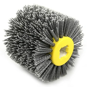 Нейлоновая абразивная проволока Dupont, 1 шт., барабанный полировальный круг, электрическая щетка для деревообработки, металлообработки, 120*100*19 мм