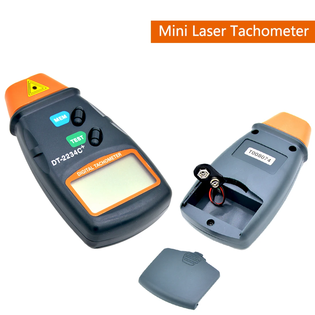 Тахометр Бесконтактный портативный цифровой лазерный фото тахометр тестер