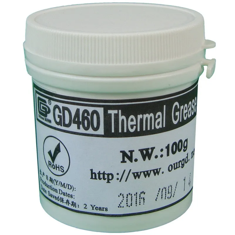 High Guide Gd460 Heat Conduction Grease Dissipate Silica Gel Ointment Silver Net Weight 100g Jar | Компьютеры и офис