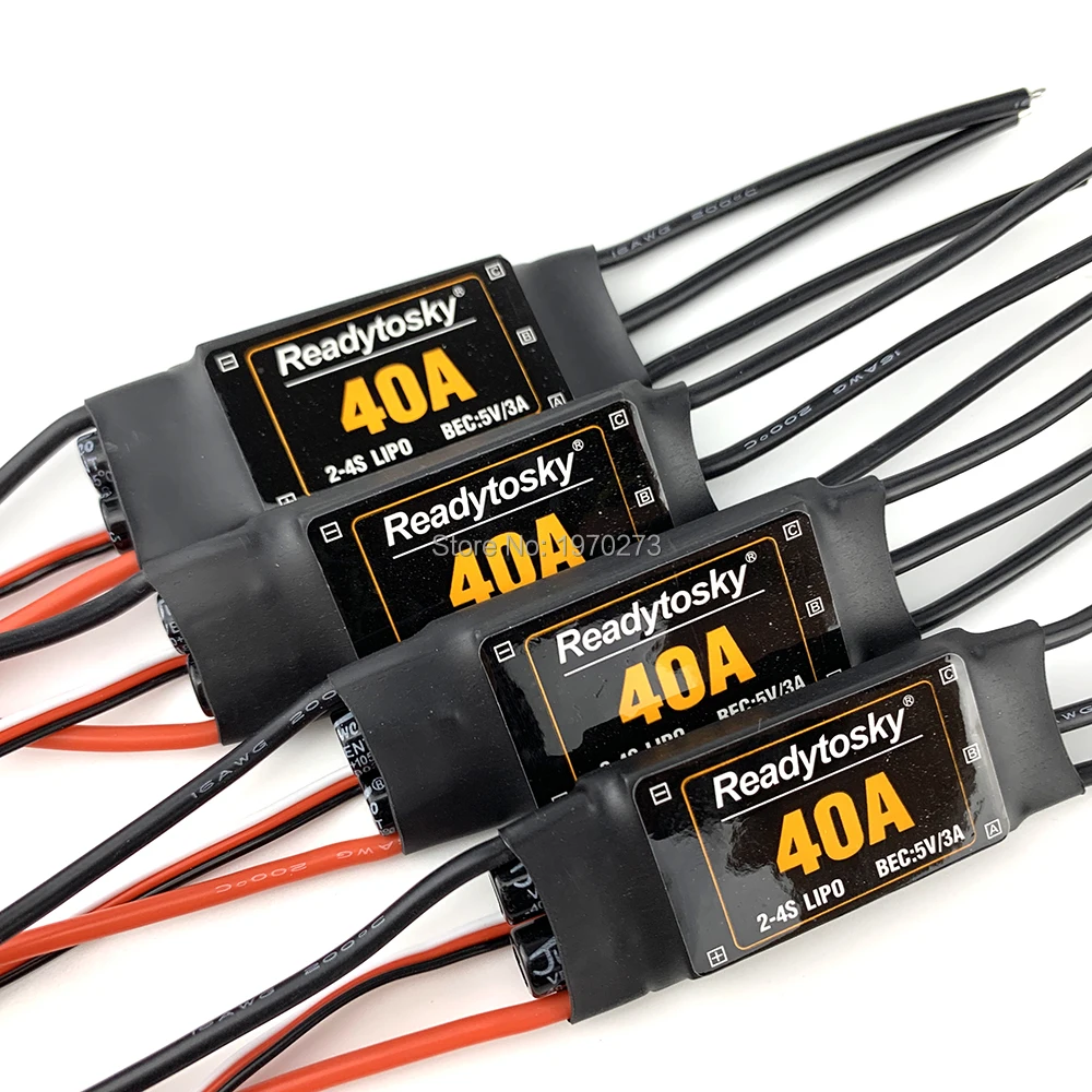 Электронный контроллер скорости 40A 2 4S ESC с 5 в 3 А BEC для квадрокоптера