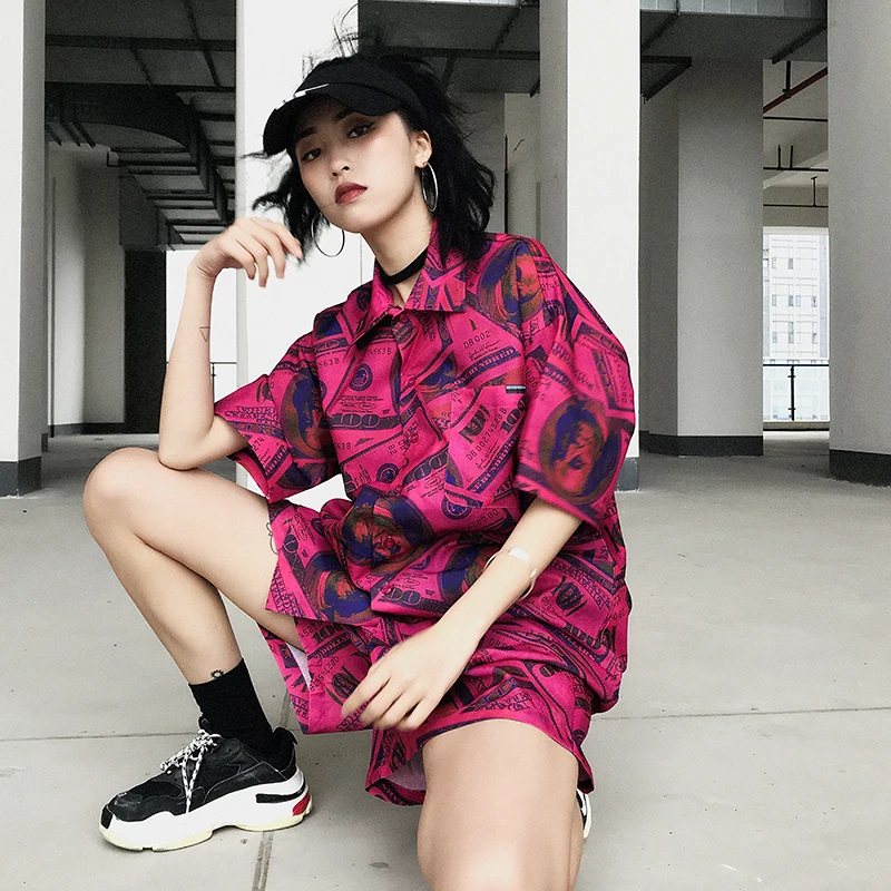 Ulzzang женская летняя одежда корейский стиль Харадзюку персонализированная