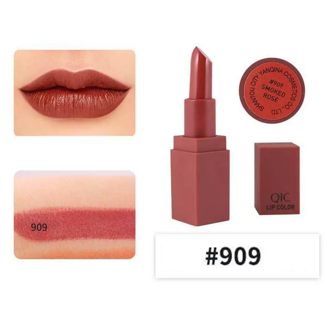 Новый макияж косметика матовый длительный Винтажный стиль мягкий крем для губ