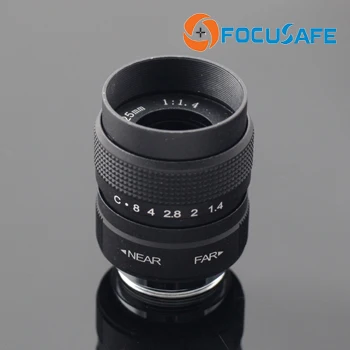 Focusafe Fujian 35 мм беззеркальные линзы для камеры 2/3 &quotформат C крепление машинного