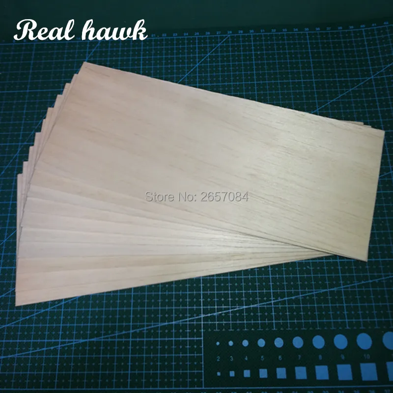 5 шт. 200x100x1 мм отличное качество модели Balsa деревянные листы для самолета лодки