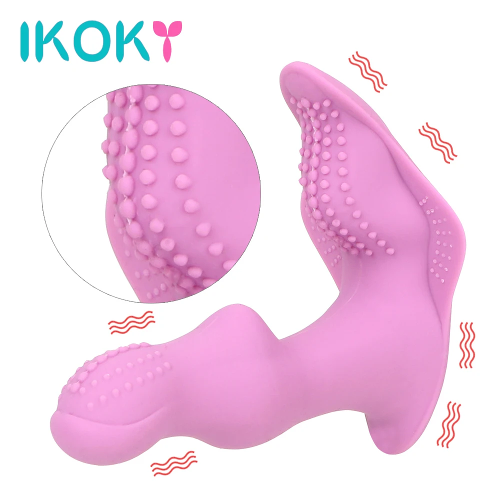 IKOKY портативный вибратор фаллоимитатор с беспроводным дистанционным