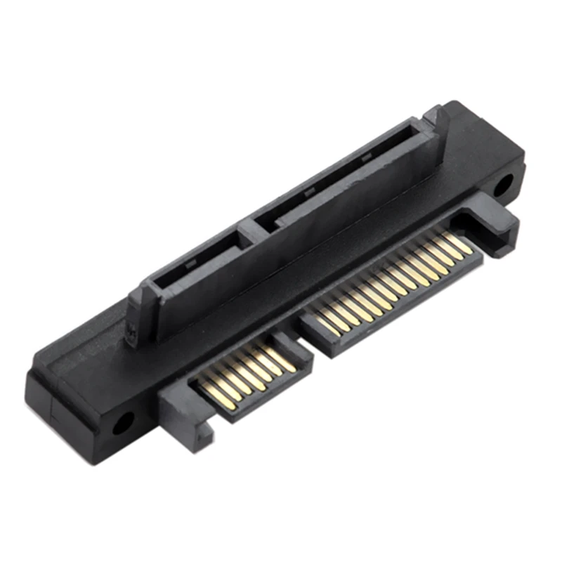 SATA 22P Male to Female 90 градусов 7 + 15P F/M для интерфейса жесткого диска | Компьютеры и офис