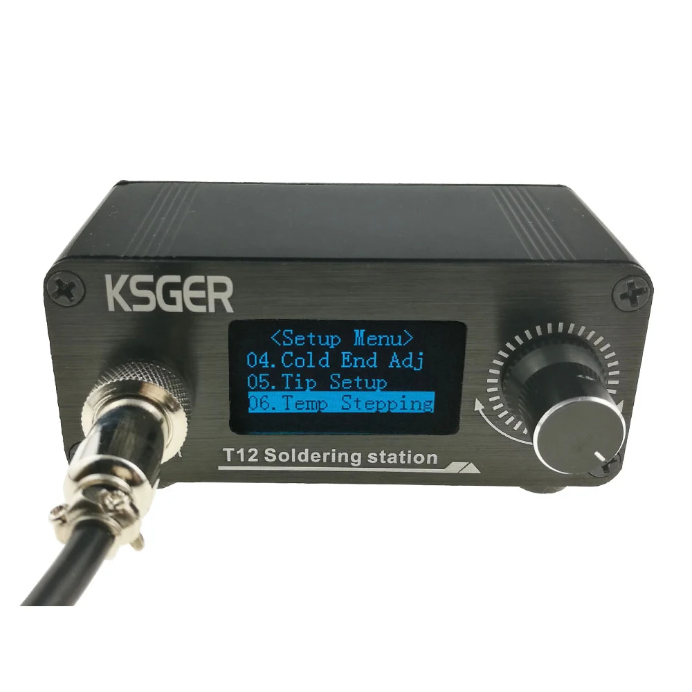 KSGER V2.01 STM32 OLED T12 температурный контроллер паяльная станция 907 ручка K наконечник