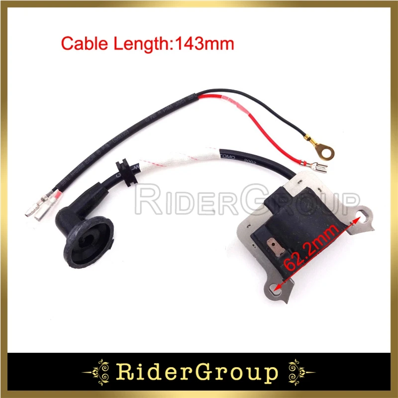 Катушка зажигания + красный L7T свечи для 2 такта 33cc 43cc 49cc двигатель китайский
