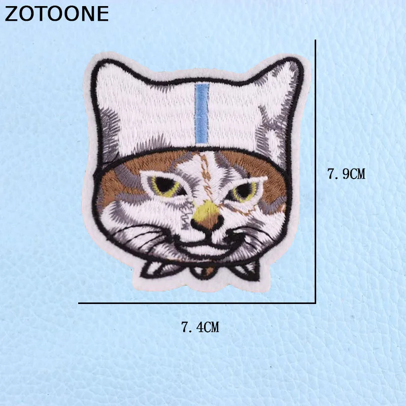 Нашивки ZOTOONE для одежды с рисунком кота вышивкой | Дом и сад