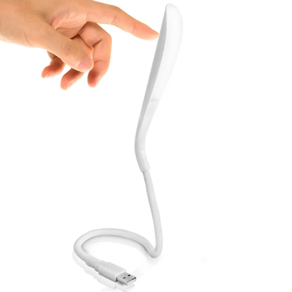 Приглушаемая Гибкая светодиодная USB лампа для чтения с сенсорным управлением