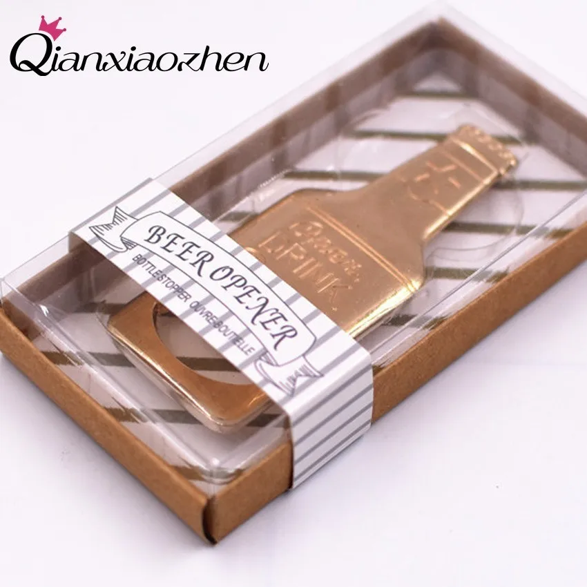 Qianxiaozhen 10pcs Beer Bottle Opener Wedding Favors And Gifts For Guests Souvenirs Party Supplies10pcs | Дом и сад
