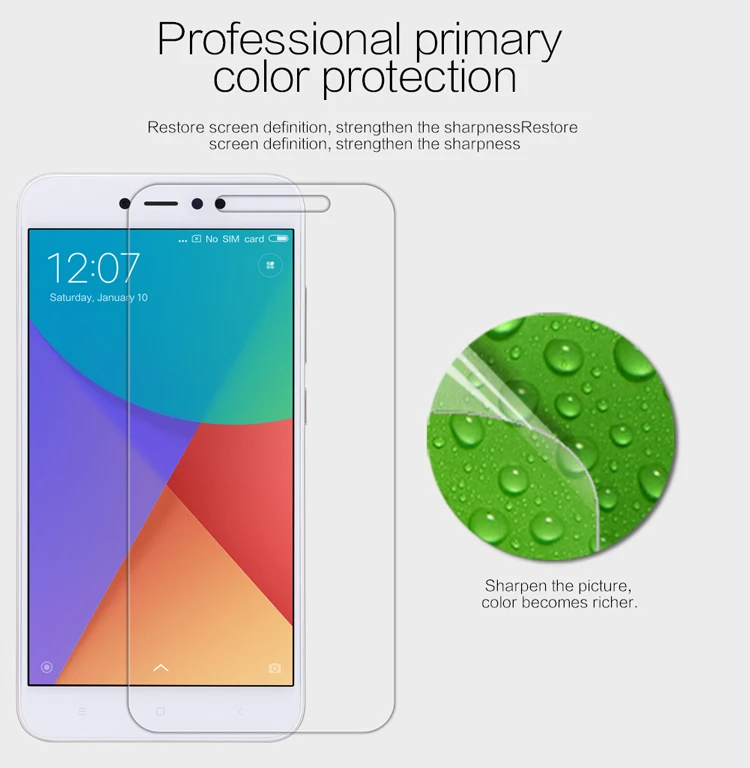 Защитная пленка NILLKIN для Xiaomi Redmi Note 5A Prime прозрачная/матовая мягкая ПЭТ Y1 |
