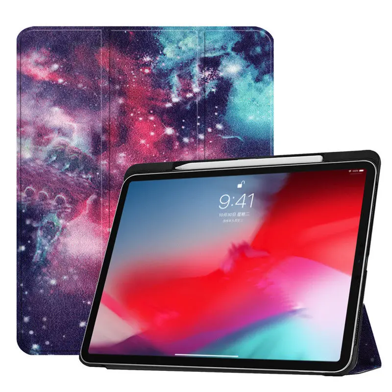 Shyosucce Чехол для iPad Pro 11 2018 Умный Магнитный чехол противоударный кожаный с