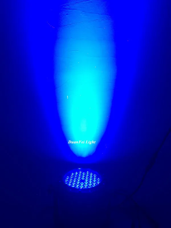 6 партий 54x3 Вт rgb par Светильник dj dmx s 3 в 1 моющийся цвет светодиодные Банки
