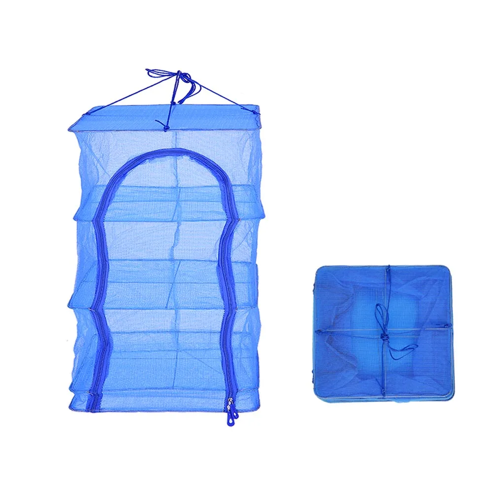 

40 * 40 * 65cm 4 Layers Herb Drying Net Herb Dryer Mesh Tray Drying Rack Outdoor Tool Camping Net with Zippers