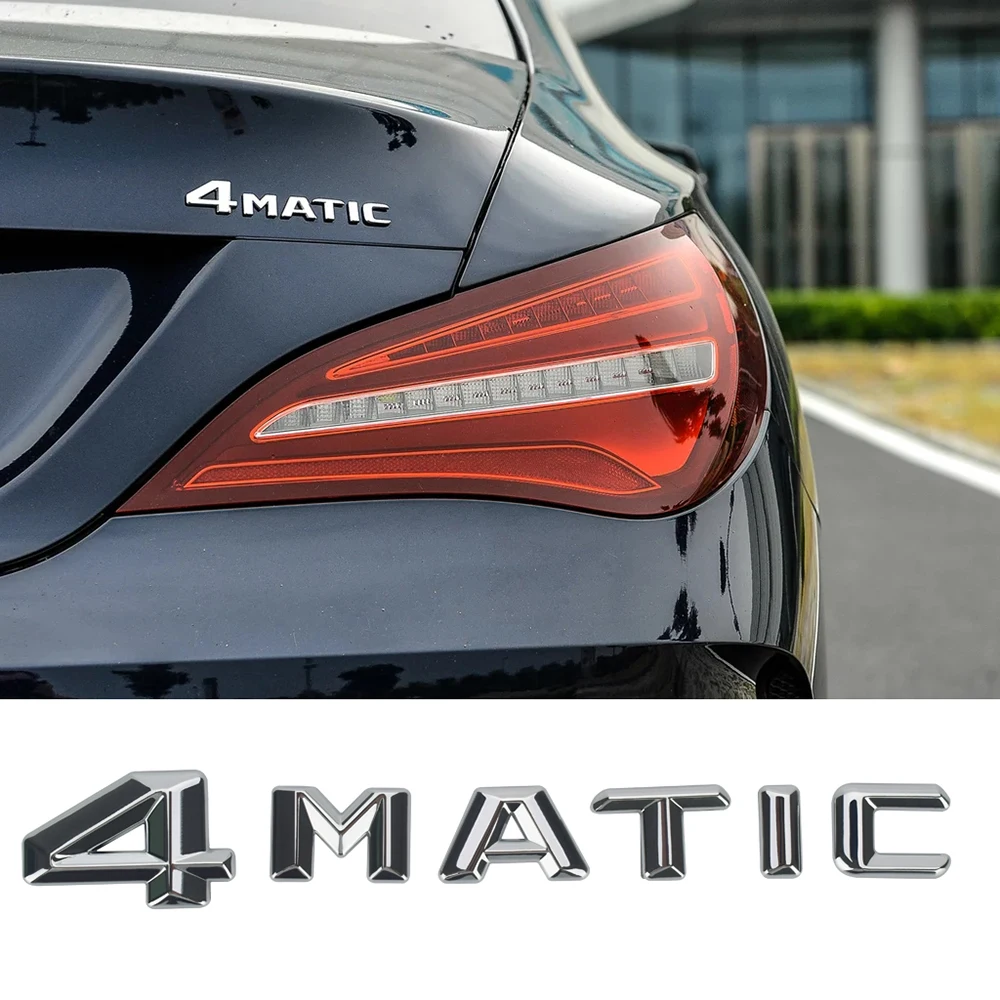 4matic буквы номер Стикеры 3D автомобиля задний багажник эмблемы Наклейка для Mercedes