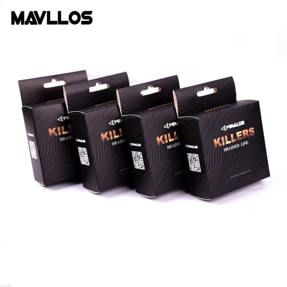 Mavllos Killer 220 м супер прочная рыболовная плетеная леска 10-80 фунтов/18-93 фунтов 4 и 8