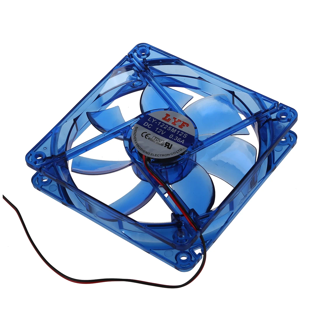 PPYY новый DC 12V 4 контактный синий светодиодный компьютер вентилятор корпуса