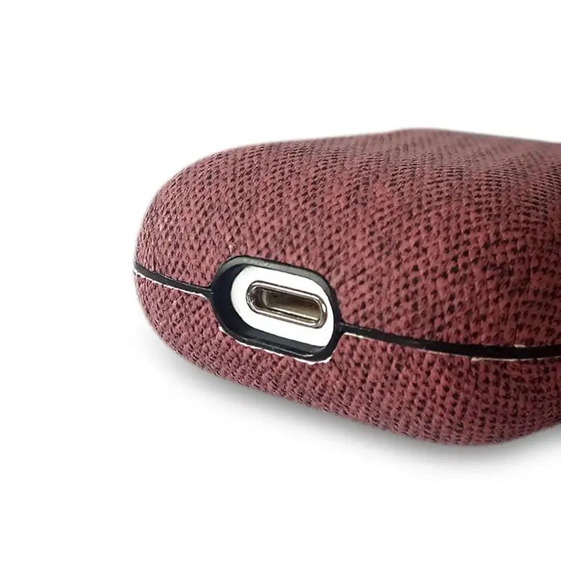 For Airpods Protective Case Wireless Bluetooth Headset Box Charging Bag Leather Earphone Cover Shell | Электроника