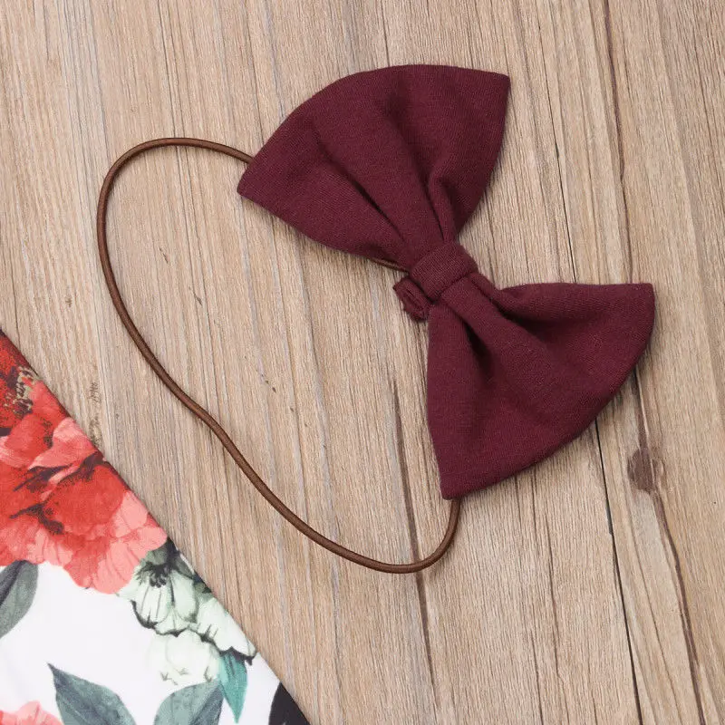 Зимняя одежда для новорожденных девочек комплект из 3 предметов топ с цветочным
