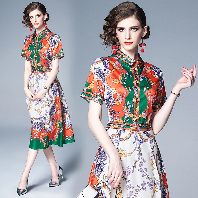 2019 Новое Женское летнее длинное платье с длинными рукавами Высокое качество