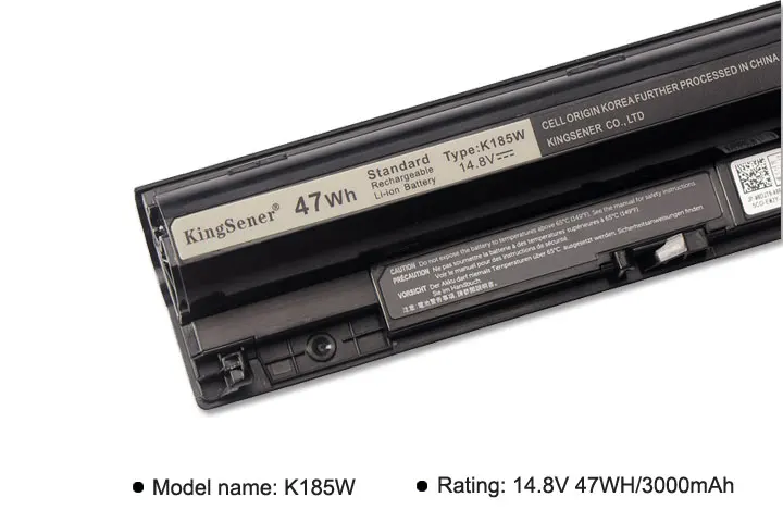 Корейская батарея 14 8 V 47WH K185W M5Y1K для DELL 3451 3551 3458 5458 3558 5451 5455 5551 5555 GXVJ3 HD4J0|battery for dell|dell