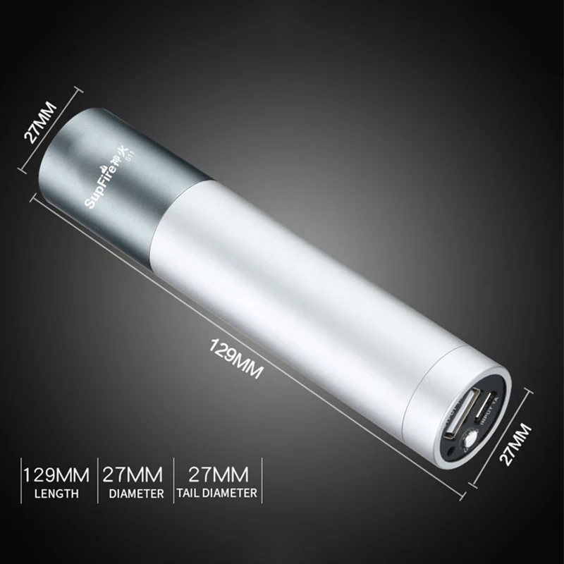 BMDT-SUPFIRE светодио дный фонарик ручка свет Supfire S11 USB светодиодный El Feneri ручной