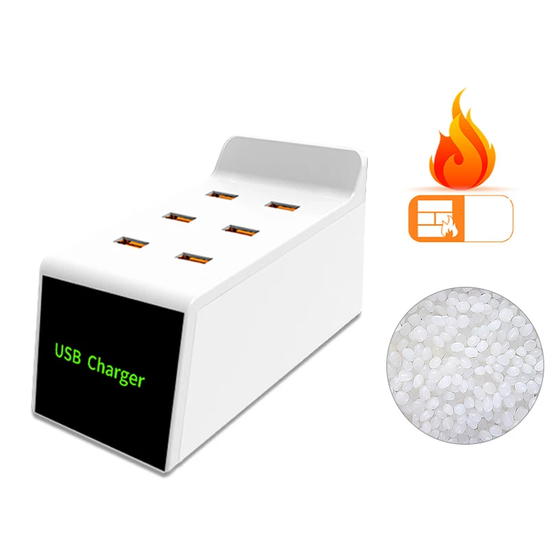 1 PC 6 USB Ports Smart LCD Display Desktop Charger for Camera Watch Tablet US Plug | Электроника