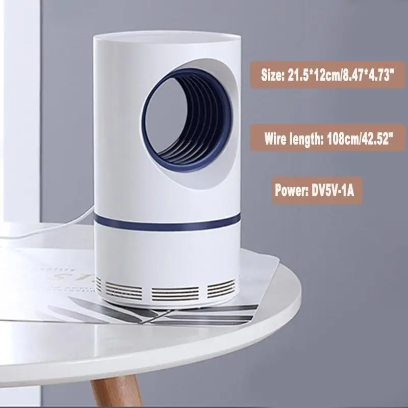 USB фотокатализатор Москитная Лампа Электрический отпугиватель мух насекомых