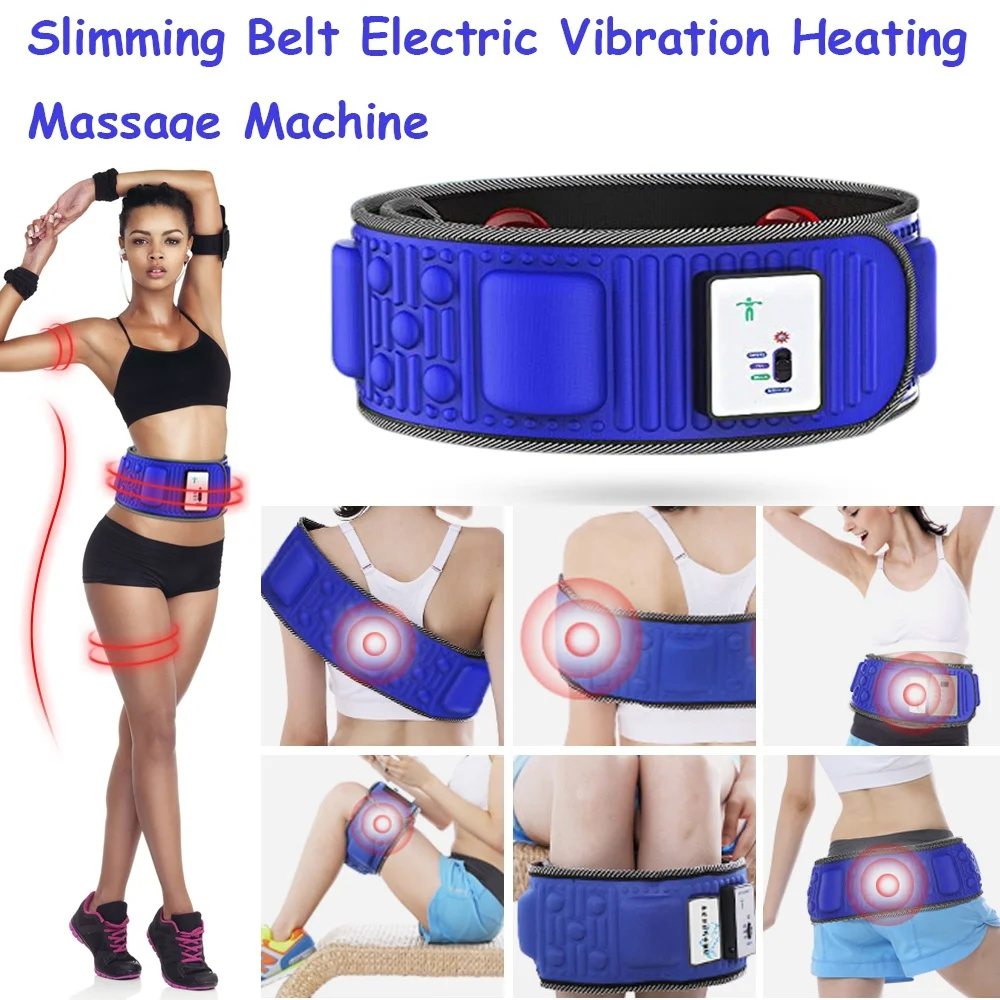 

Электрический массажный пояс для похудения, Вибрационный массажер живота для упражнений на талии, сжигания жира