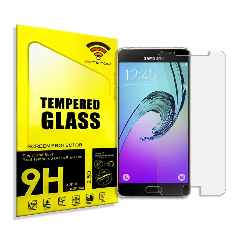 ACTECOM из закаленного стекла протектор Pantalla 0 2 мм para samsung Galaxy A3 2016|Защитные стёкла и