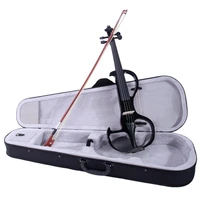 44 electroacoustic violin kit basswood fiddle with gig bag case bow rosin for musical lovers beginners ship from us