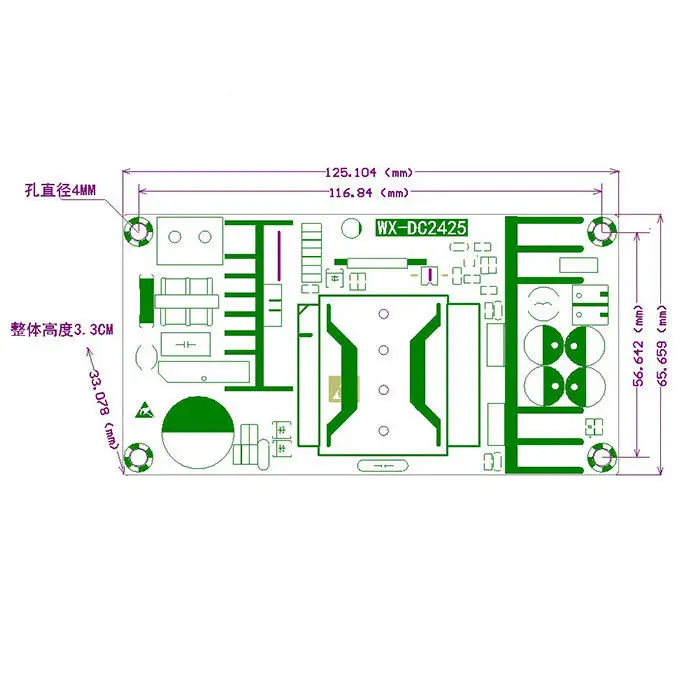 DYKB AC DC конвертер 220V 240V to 24V 9A 220W импульсный источник питания Инверторные