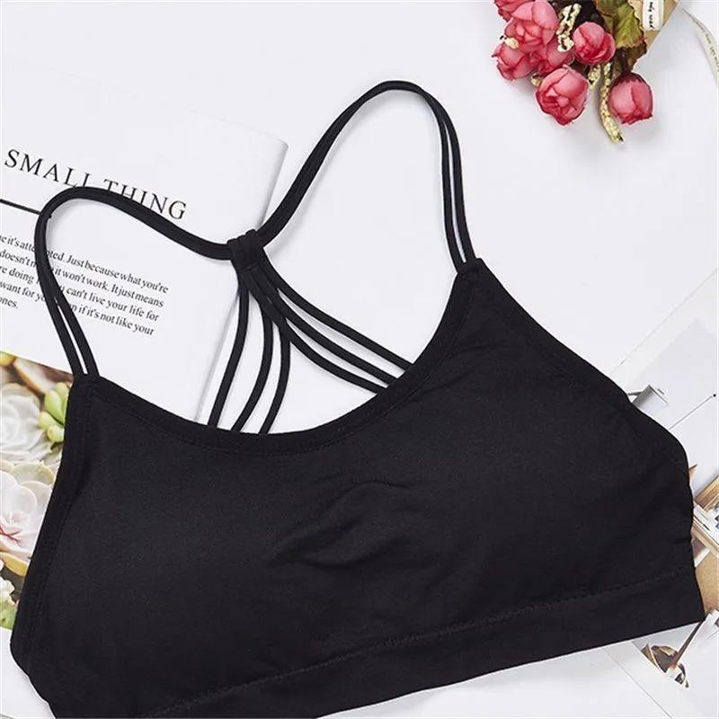 Сексуальный женский бюстгальтер для йоги спортивный пуш-ап жилет Вибростойкий