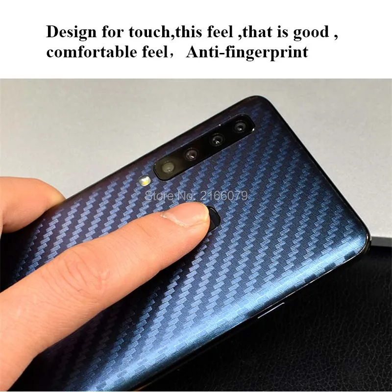 3D градиентная задняя панель из углеродного волокна для Samsung Galaxy A6s A7 A8 Plus A8s A9 2018 A9s