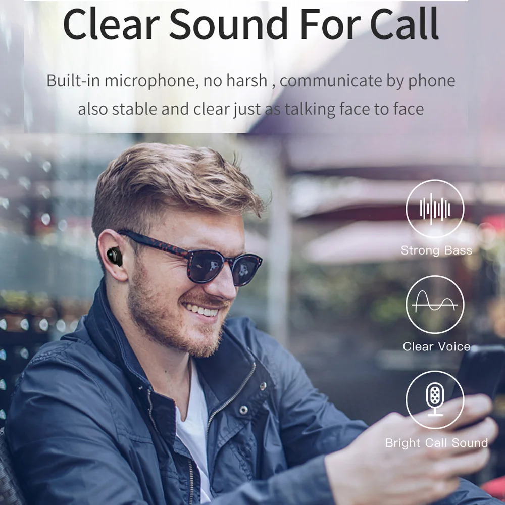 Наушники вкладыши Awei T5 наушники TWS Bluetooth 5 0 мини двойной ушные гарнитура