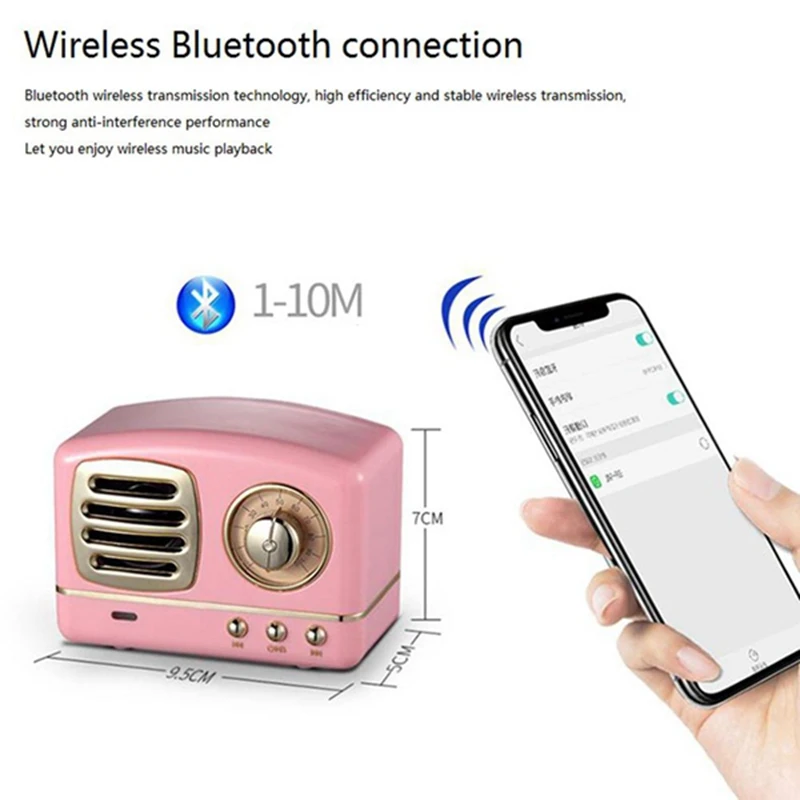 Новый стиль мобильный телефон Bluetooth колонка инновационный радиоприемник ретро