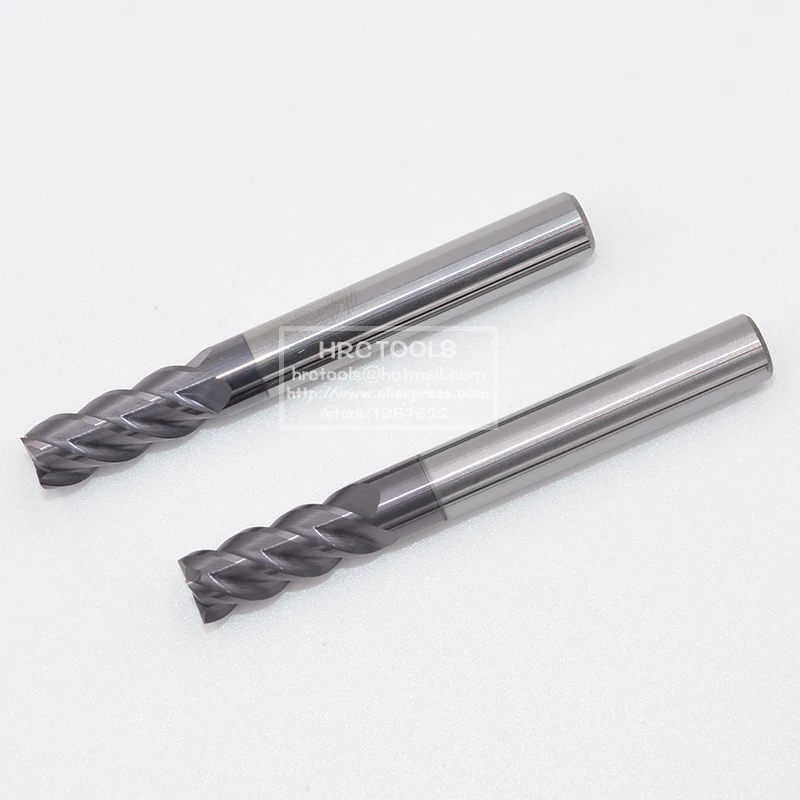 Карбид сплава с покрытием Сталь endmill 2 шт./лот хвостовик 6 мм 10 12 фрезерный режущие