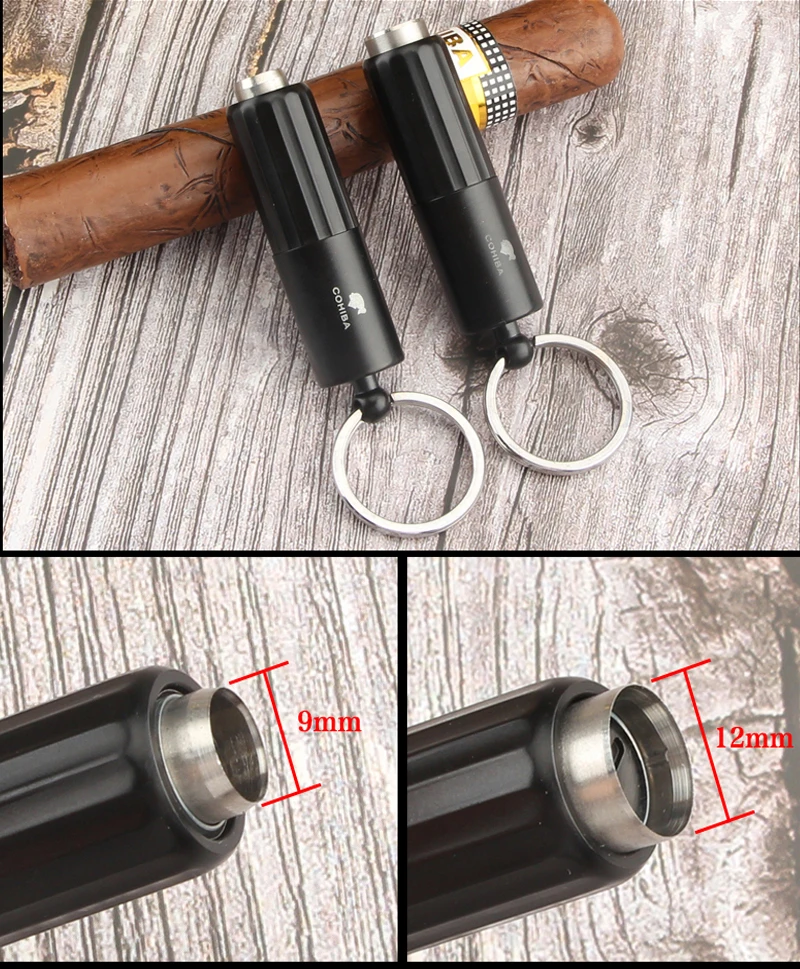 COHIBA металлический перфоратор для сигар портативная машинка резки табака из