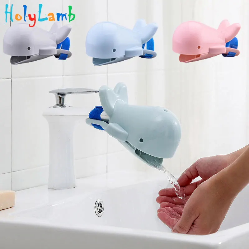 

Dolphin Cartoon Faucet Extension Children Baby Handwashing Tools Baby Accessories For Bathing Children Water Trough Bathroom