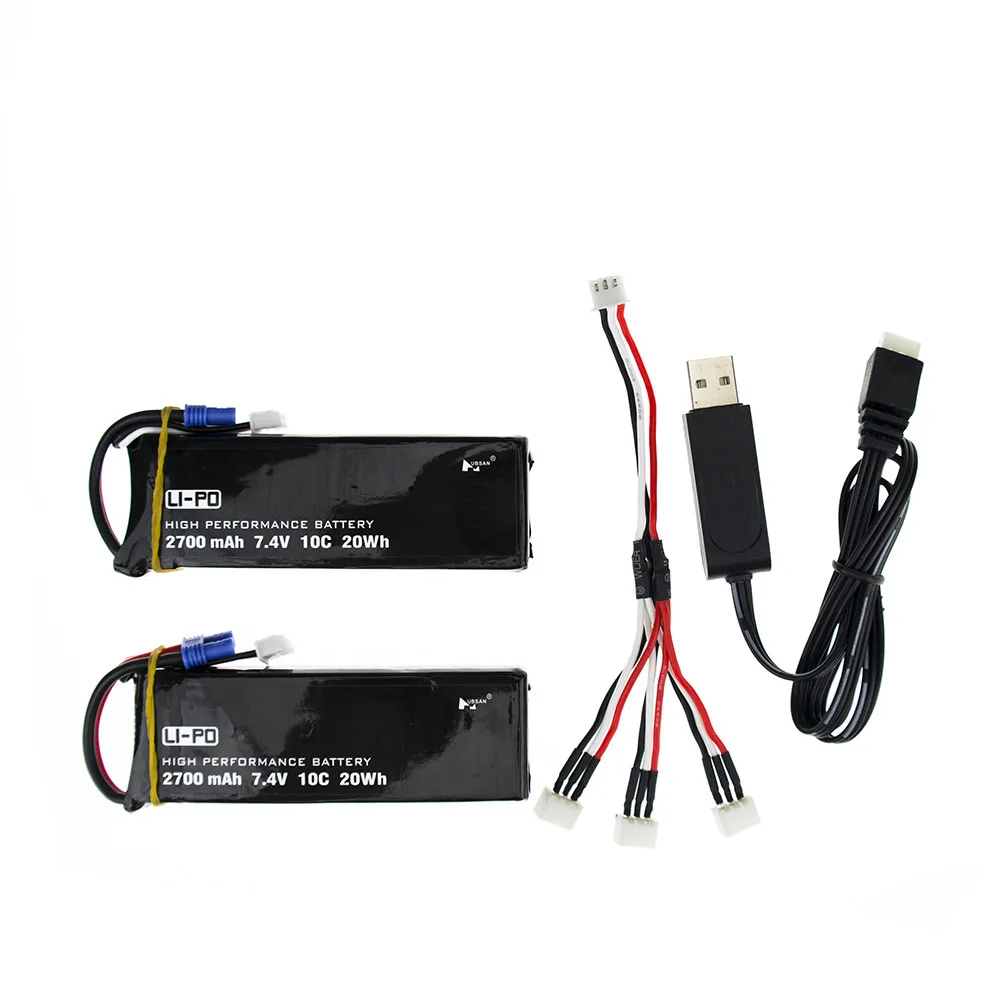 Аккумулятор для квадрокоптера Hubsan H501S H501C X4 7 4 В 2700 мАч | Электроника