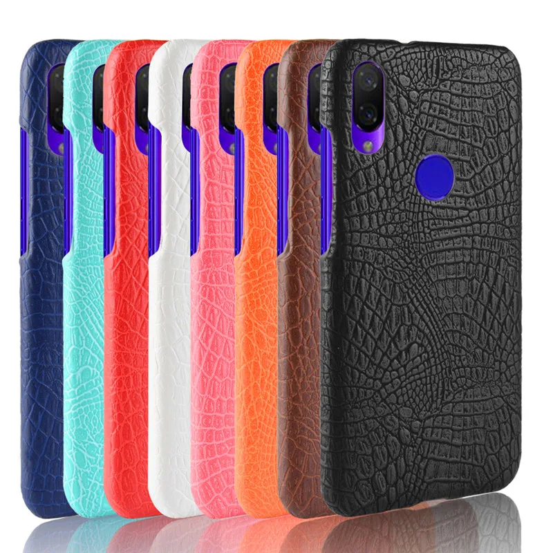 Чехол Xiaomi Mi Play Crocodile Grain из высококачественного поликарбоната для защиты телефона MiPlay.